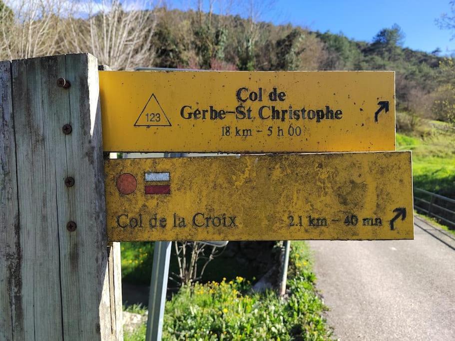 Gite Le Chaudron 1 A 7Pers Avec Piscine Villa Montclar-sur-Gervanne Buitenkant foto