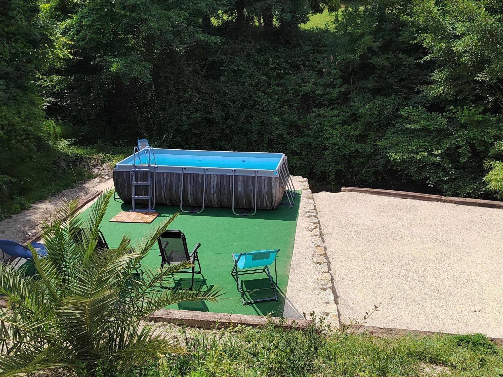 Gite Le Chaudron 1 A 7Pers Avec Piscine Villa Montclar-sur-Gervanne Buitenkant foto